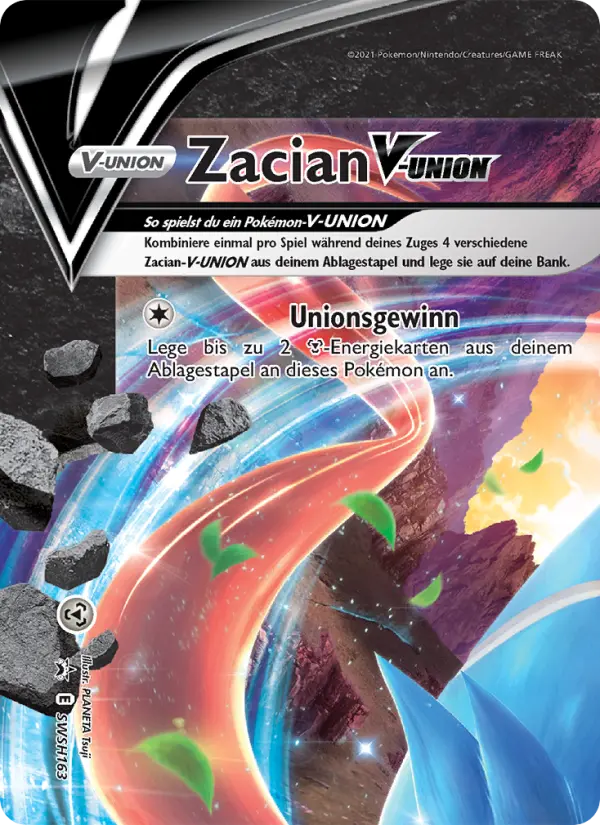 Zacian V-UNION card image
