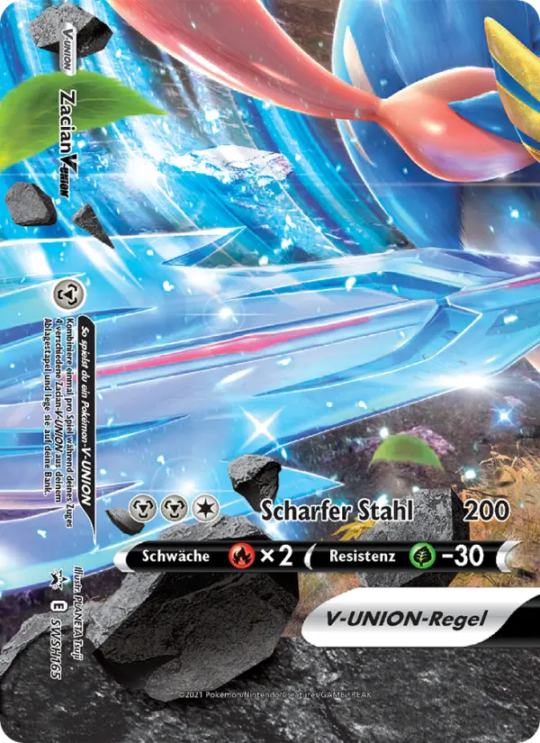 Zacian V-UNION card image