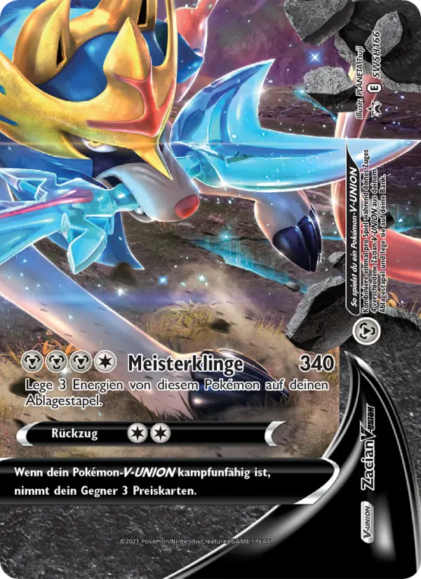 Zacian V-UNION card image