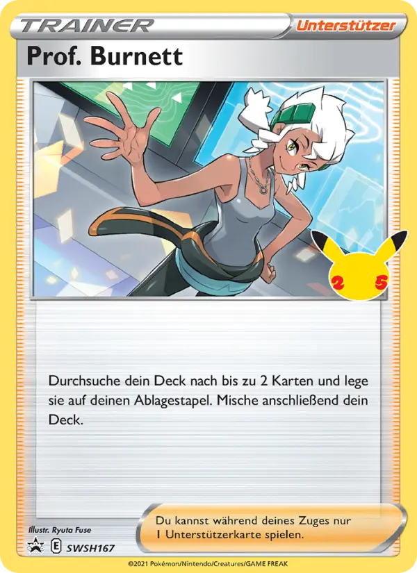 Prof. Burnett card image