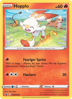 Hopplo, Karte SWSH244 aus SCSC Promokarten