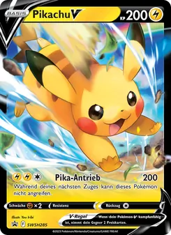 Pikachu V, Karte SWSH285 aus SCSC Promokarten