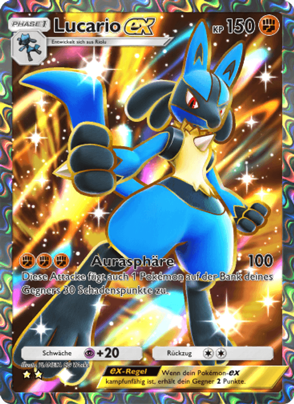 Lucario-ex · Glänzendes Festival 084/72