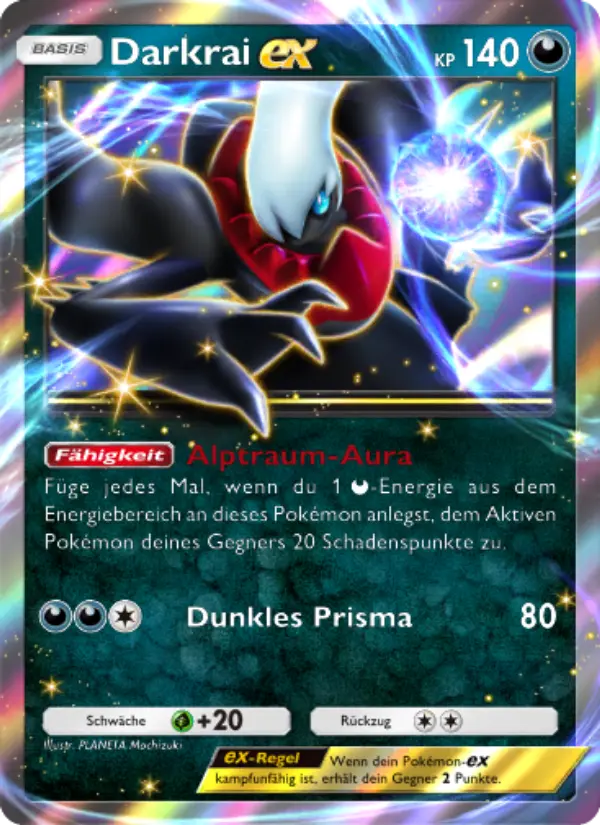 Darkrai-ex Pokemon card