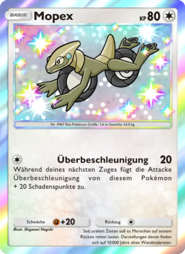 Mopex Pokemon card