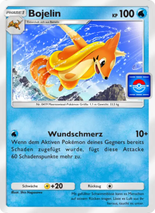 Bojelin Pokemon card