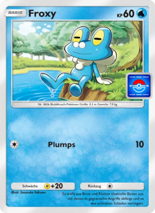 Froxy Pokemon card