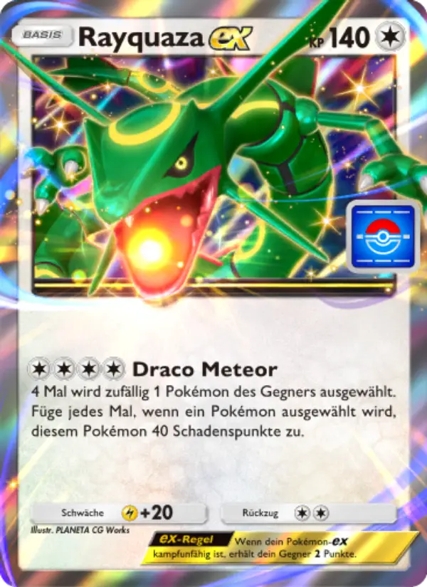 Rayquaza-ex Pokemon card