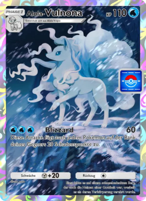 Alola-Vulnona Pokemon card