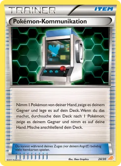 Carte Communication Pokémon n° 24