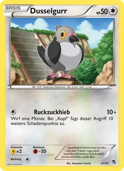 Carte Poichigeon, BW Kit du dresseur (Zoroark)