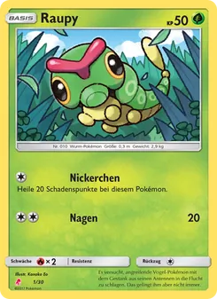 Carte Chenipan, SM Kit du dresseur (Lougarox)