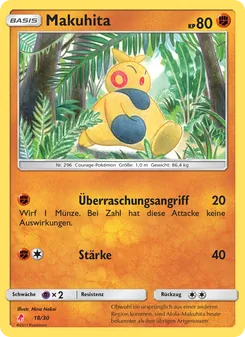 Carte Makuhita, SM Kit du dresseur (Lougarox)