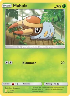 Carte Larvibule, SM Kit du dresseur (Raichu d'Alola)