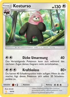 Carte Chelours, SM Kit du dresseur (Raichu d'Alola)