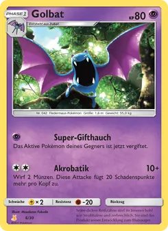 Carte Nosferalto, SM Kit du dresseur (Raichu d'Alola)
