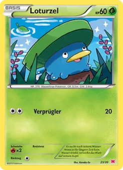 Carte Nénupiot, XY Kit du dresseur (Latias)