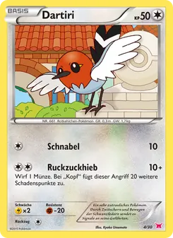 Carte Passerouge, XY Kit du dresseur (Latias)