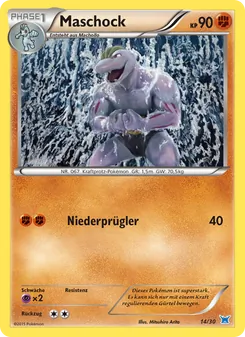 Carte Machopeur, XY Kit du dresseur (Latios)