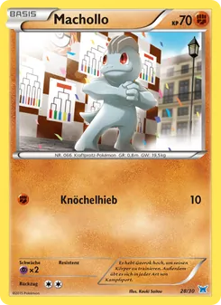 Carte Machoc, XY Kit du dresseur (Latios)