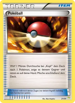 Carte Poké Ball n° 21