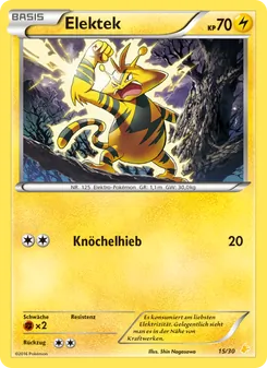 Carte Élektek, XY Kit du dresseur (Pikachu Libre)