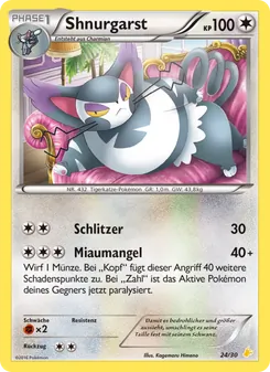 Carte Chaffreux, XY Kit du dresseur (Pikachu Libre)