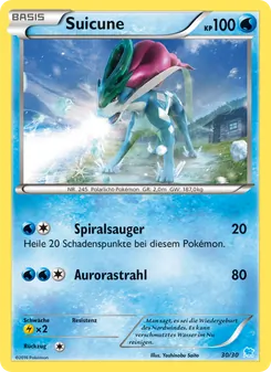 Carte Suicune, XY Kit du dresseur (Suicune)