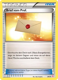 Carte Lettre du Professeur n° 28