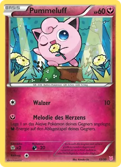Carte Rondoudou, XY Kit du dresseur (Grodoudou)