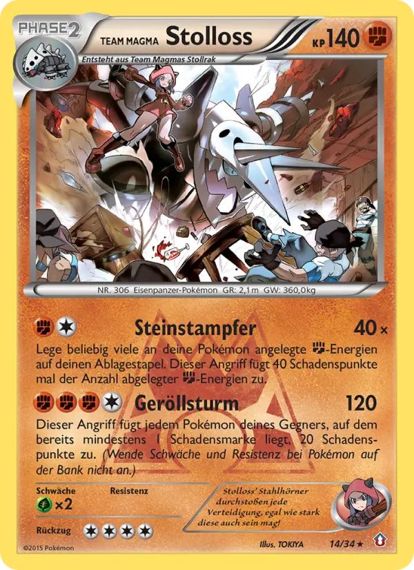 Team Magma's Aggron (German)