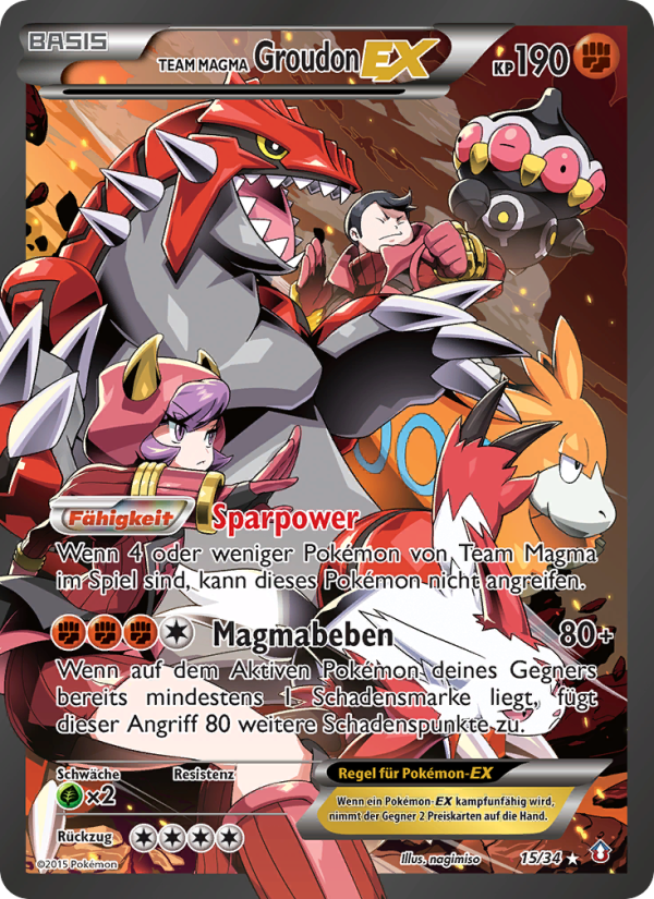 Team Magma's Groudon-EX