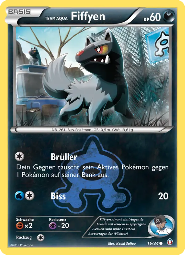 Team Aqua's Poochyena