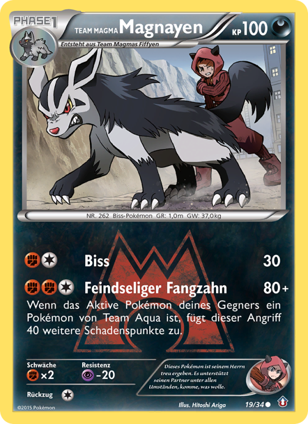 Team Magma's Mightyena