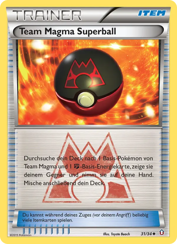 Team Magma's Great Ball (German)