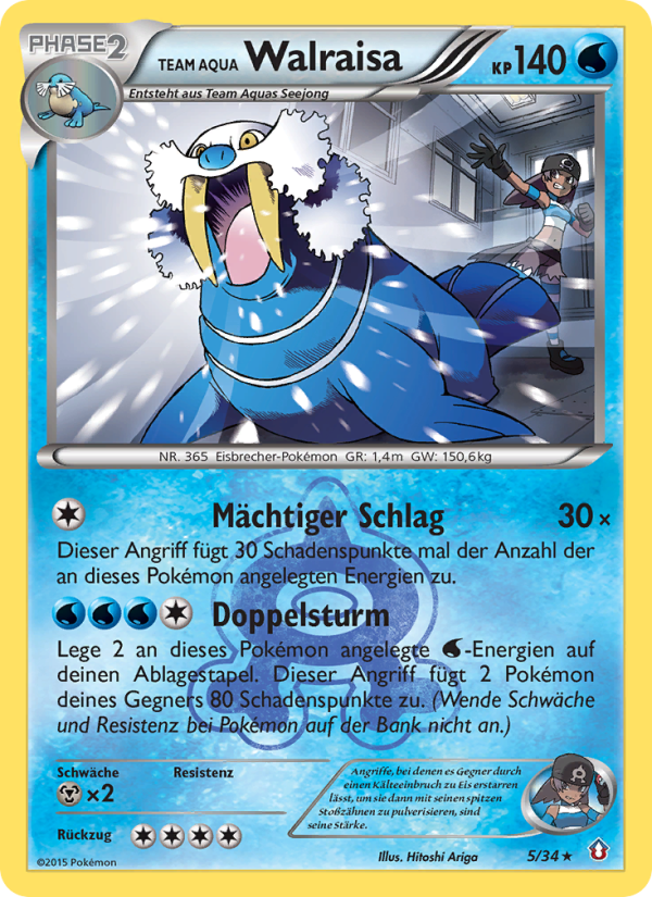 Team Aqua's Walrein