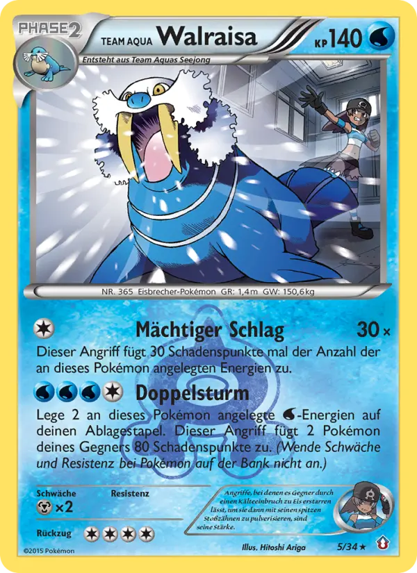 Team Aqua's Walrein (German)