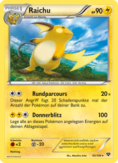 Raichu from XY
