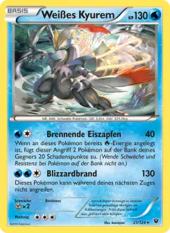 Weißes Kyurem – Schicksalsschmiede Nr. 21