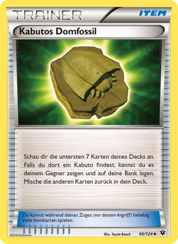 Kabutos Domfossil card image