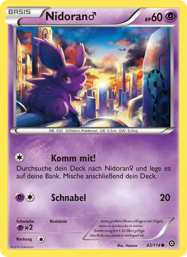 Nidoran♂ card image