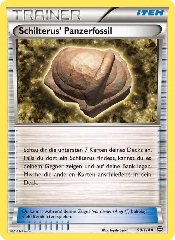 Schilterus' Panzerfossil card image