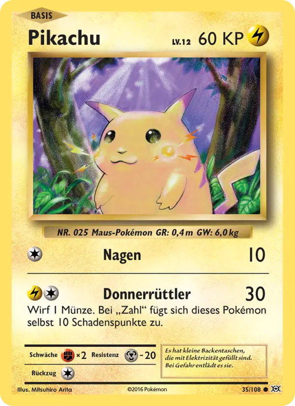 Pikachu card image