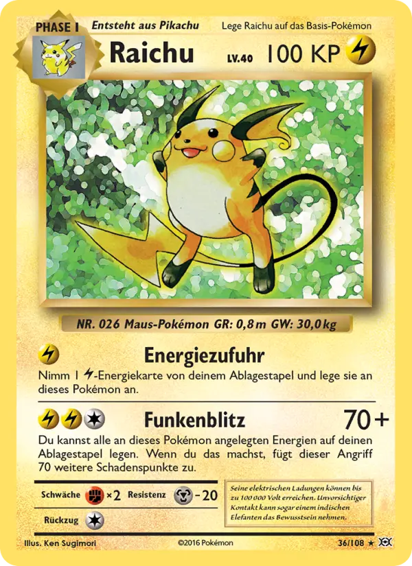 Raichu card image