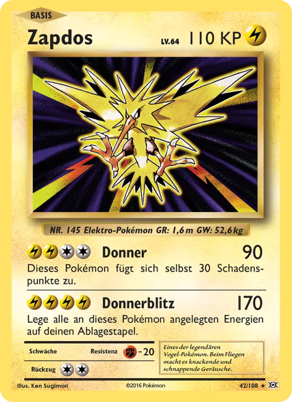 Zapdos card image