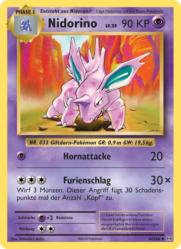 Nidorino card image