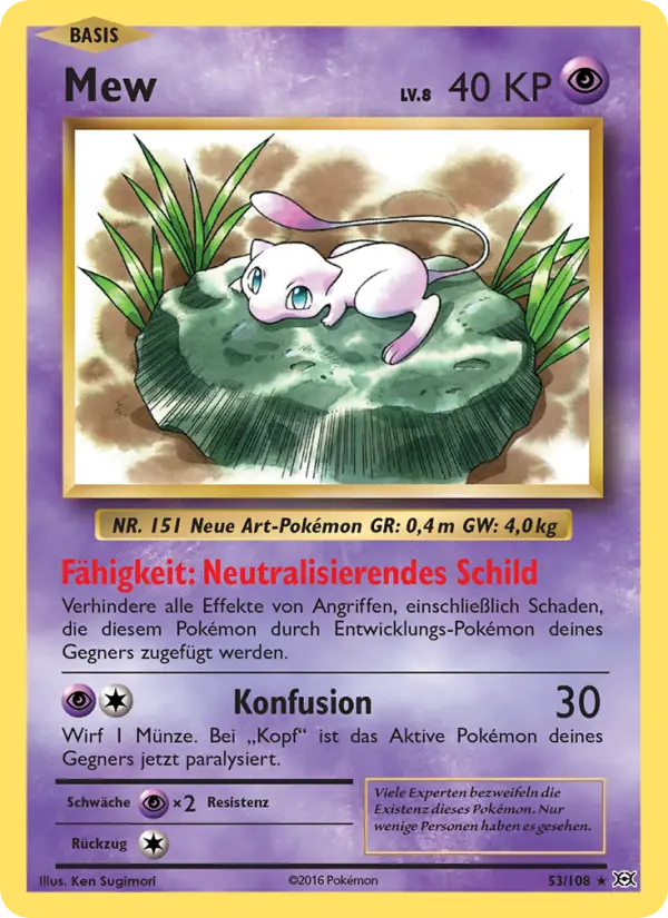 Mew card image