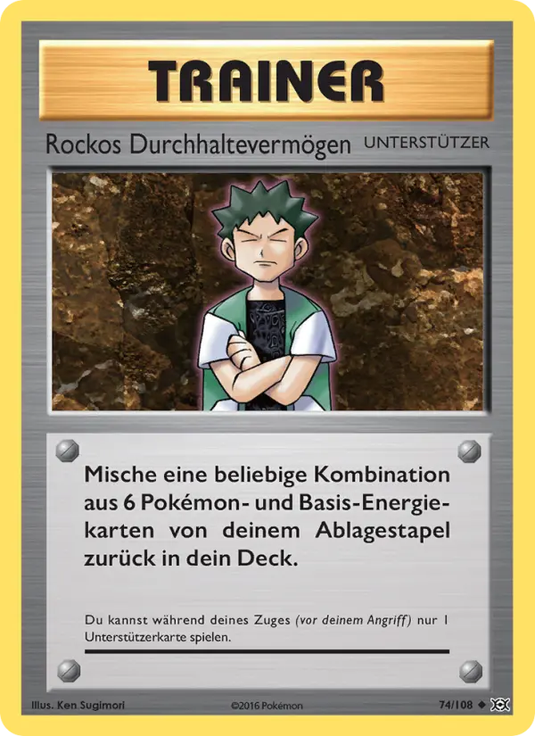 Rockos Durchhaltevermögen card image