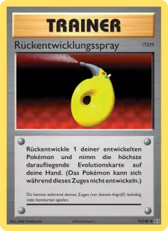 Rückentwicklungsspray – Evolution Nr. 76