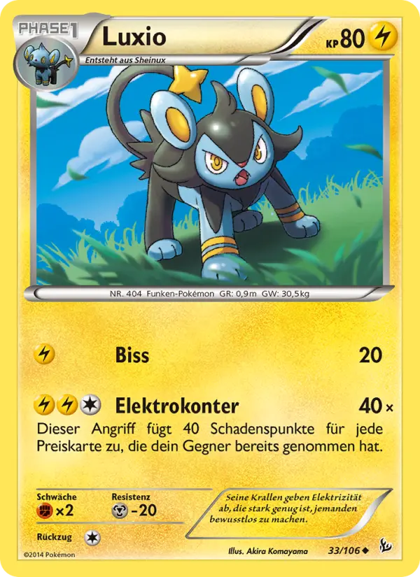 Luxio card image